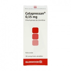 Catapressan 0.15mg Glenwood 3 vỉ x 10 viên