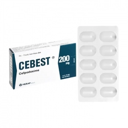Cebest 200mg Merap 2 vỉ x 10 viên - Điều trị nhiễm khuẩn Cebest 200mg Merap 2 vỉ x 10 viên - Điều trị nhiễm khuẩn