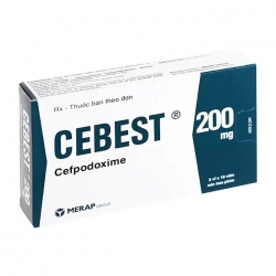 Cebest 200mg Merap 2 vỉ x 10 viên - Điều trị nhiễm khuẩn Cebest 200mg Merap 2 vỉ x 10 viên - Điều trị nhiễm khuẩn