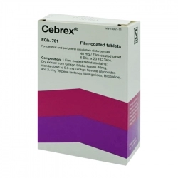 Cebrex 40mg Dr. Willmar Schwabe 6 vỉ x 20 viên Cebrex 40mg Dr. Willmar Schwabe 6 vỉ x 20 viên