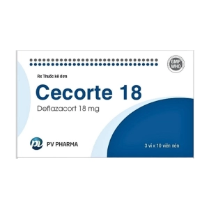 Cecorte 18 Phúc Vinh 3 vỉ x 10 viên (Deflazacort)