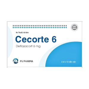 Cecorte 6 Phúc Vinh 3 vỉ x 10 viên (Deflazacort)