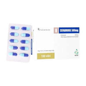 Cefadroxil 500mg TV.Pharm 10 vỉ x 10 viên (Cefadroxil)