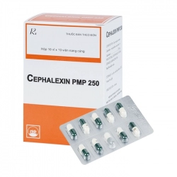 Cephalexin PMP 250 Hộp 10 vỉ x 10 viên (xanh-trắng) Cephalexin PMP 250 Hộp 10 vỉ x 10 viên (xanh-trắng)