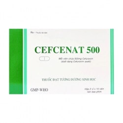 Cefcenat 500mg Tipharco, 2 vỉ x 10 viên