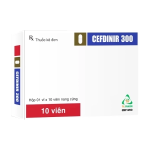 Cefdinir 300 TV.Pharm 1 vỉ x 10 viên (Cefdinir)