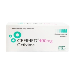 Cefimed 400mg Medochemie 1 vỉ x 10 viên (Cefixime Trihydrate)
