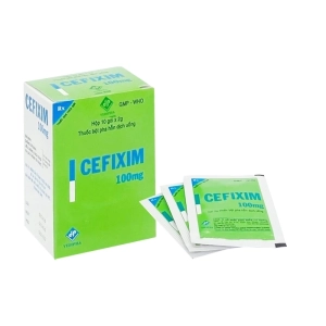 Cefixim 100mg Vidipha 10 gói x 2g Cefixim 100mg Vidipha 10 gói x 2g