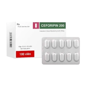 Ceforipin 200 TV.Pharm 10 vỉ x 10 viên (Cefpodoxim)