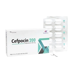 Cefpocin 200 Thephaco 5 vỉ x 10 viên (Cefpodoxim)