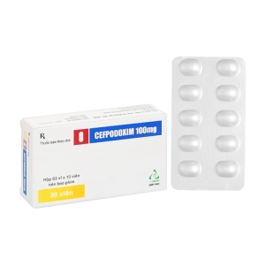 Cefpodoxim 100mg TV.Pharm 3 vỉ x 10 viên (Cefpodoxime)