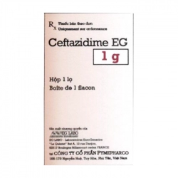 Ceftazidime EG 1g Pymepharco 1 lọ