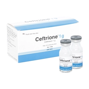 Ceftrione 1g Bidiphar 10 lọ (Ceftriaxon)