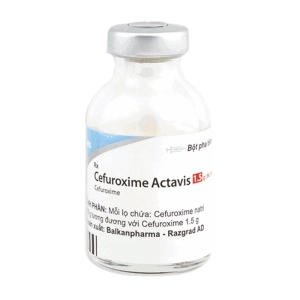 Cefuroxime Actavis 1.5g 5 lọ Cefuroxime Actavis 1.5g 5 lọ