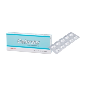 Celerzin 10mg Bidiphar 2 vỉ x 10 viên (Cetirizin dihydroclorid)