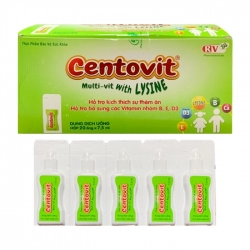 Centovit Multi-Vit With Lysine OPV 20 ống x 7.5ml Centovit Multi-Vit With Lysine OPV 20 ống x 7.5ml