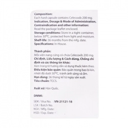 Ceozime 200mg Theragen Etex 3 vỉ x 10 viên - Trị triệu chứng viêm khớp