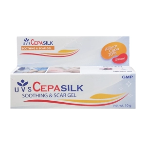 CepaSilk Soothing Scar Gel UVS 10g - Hỗ trợ giúp làm mờ sẹo CepaSilk Soothing Scar Gel UVS 10g - Hỗ trợ giúp làm mờ sẹo