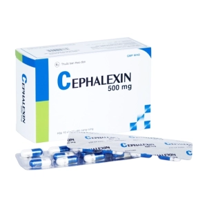 Cephalexin 500mg Bidiphar 10 vỉ x 10 viên (Cephalexin monohydrat)