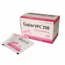 VPC Ceplor 250mg, Hộp 30 gói VPC Ceplor 250mg, Hộp 30 gói