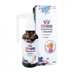 Cepoxine ABC 30ml - Xịt giảm đau họng