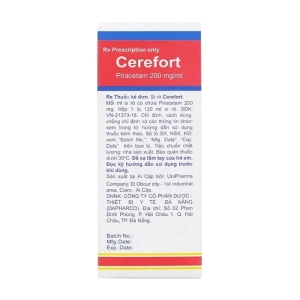 Cerefort Unipharma 120ml (Piracetam) Cerefort Unipharma 120ml (Piracetam)