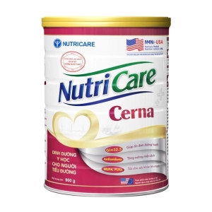 Cerna Nutricare 900g - Sữa dinh dưỡng y học cho người bệnh tiểu đường