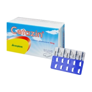 Cetazin Vacopharm 10 vỉ x 10 viên Cetazin Vacopharm 10 vỉ x 10 viên