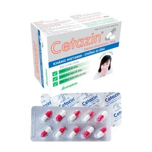 Cetazin Vacopharm 10 vỉ x 10 viên Cetazin Vacopharm 10 vỉ x 10 viên