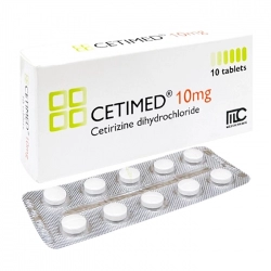 Cetimed 10mg Medochemie 1 vỉ x 10 viên