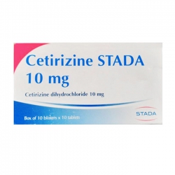 Cetirizine Stada 10mg 10 vỉ x 10 viên Cetirizine Stada 10mg 10 vỉ x 10 viên