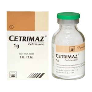 Cetrimaz 1g Pymepharco 1 lọ - Thuốc kháng sinh Cetrimaz 1g Pymepharco 1 lọ - Thuốc kháng sinh