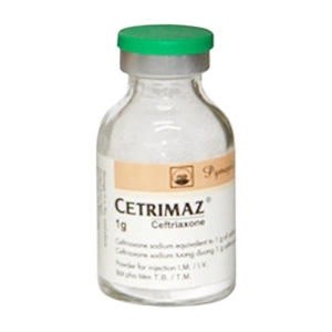 Cetrimaz 1g Pymepharco 1 lọ - Thuốc kháng sinh Cetrimaz 1g Pymepharco 1 lọ - Thuốc kháng sinh