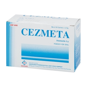 Cezmeta 3g Medipharco 30 gói x 3.76g (Diosmectite)