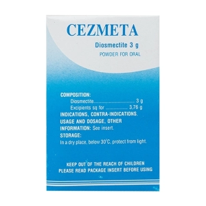 Cezmeta 3g Medipharco 30 gói x 3.76g (Diosmectite)