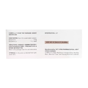 Chalkas-2 Davipharm 6 vỉ x 10 viên (Eszopiclone) Chalkas-2 Davipharm 6 vỉ x 10 viên (Eszopiclone)