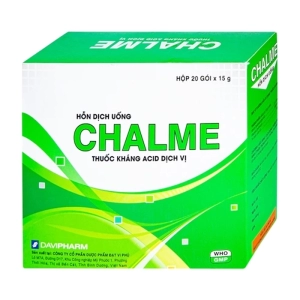 Chalme Davipharm 20 gói x 15g (Nhôm hydroxyd + Magnesi hydroxyd)