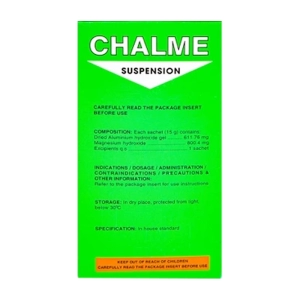 Chalme Davipharm 20 gói x 15g (Nhôm hydroxyd + Magnesi hydroxyd)