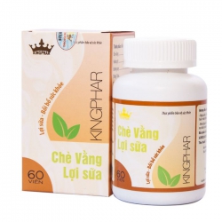 Chè vằng lợi sữa Kingphar, Hộp 60 viên Chè vằng lợi sữa Kingphar, Hộp 60 viên