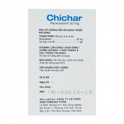 Chichar 30mg Davipharm 30 gói x 3g