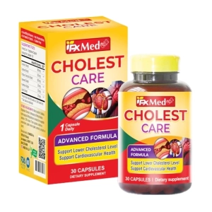 Cholest Care MediUSA 30 viên - Hỗ trợ giảm cholesterol Cholest Care MediUSA 30 viên - Hỗ trợ giảm cholesterol