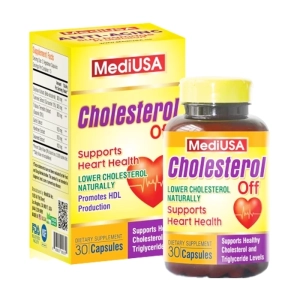Cholesterol Off MediUSA 30 viên - Hỗ trợ giảm cholesterol