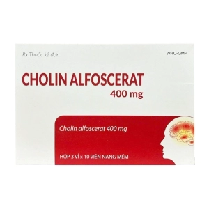 Cholin Alfoscerat 400mg Hà Nam 3 vỉ x 10 viên (Choline alfoscerat)