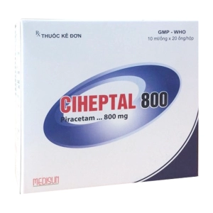 Ciheptal 800 Medisun 20 ống x 10ml (Piracetam)
