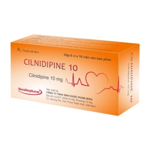 Cilnidipine 10 Herabiopharm 6 vỉ x 10 viên (Cilnidipine)