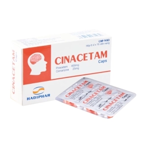 Cinacetam Cap Hadiphar 6 vỉ x 10 viên