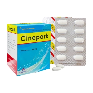 Cinepark 400mg Thephaco 10 vỉ x 10 viên (Ofloxacin)