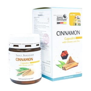 Cinnamon Capsules Sanct Bernhard 60 viên - Hỗ trợ cải thiện đường huyết
