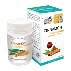 Cinnamon Capsules Sanct Bernhard 60 viên - Viên uống ổn định đường huyết Cinnamon Capsules Sanct Bernhard 60 viên - Viên uống ổn định đường huyết