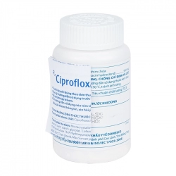 Ciprofloxacin 500mg Domesco, 100 viên Ciprofloxacin 500mg Domesco, 100 viên